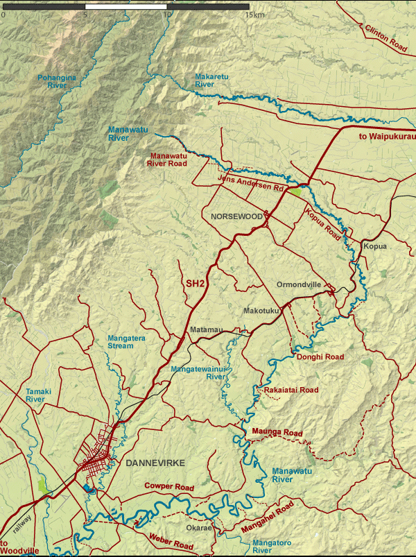 Upper Manawatu River Map | NZ Fishing