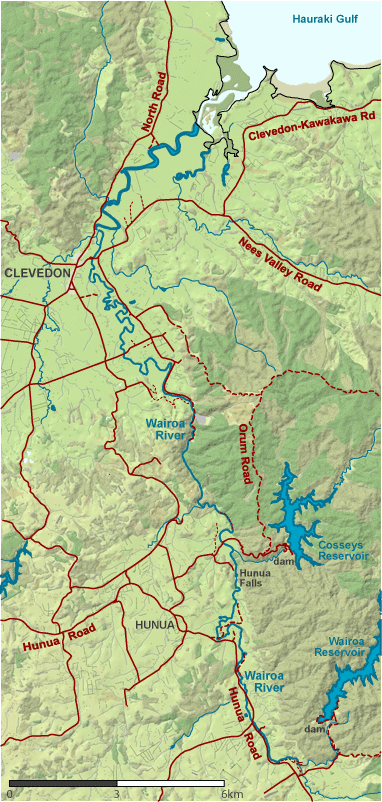 Wairoa River Map | NZ Fishing